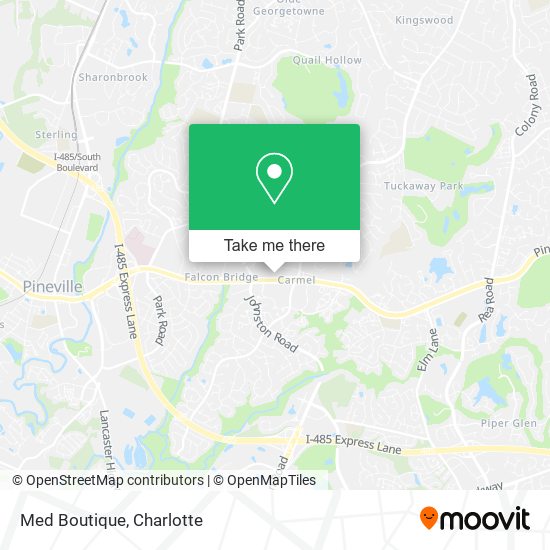 Mapa de Med Boutique