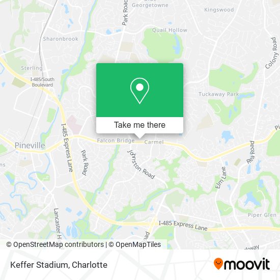 Mapa de Keffer Stadium