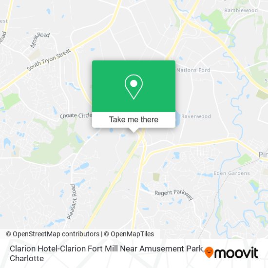 Clarion Hotel-Clarion Fort Mill Near Amusement Park map
