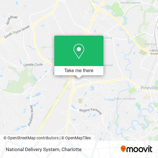 National Delivery System map