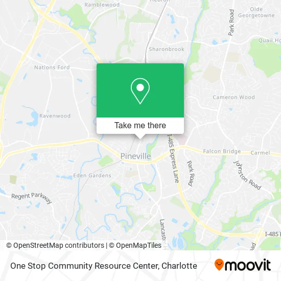 One Stop Community Resource Center map
