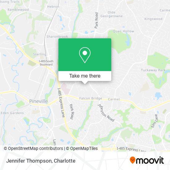 Mapa de Jennifer Thompson