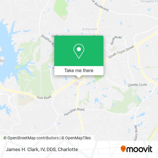 James H. Clark, IV, DDS map