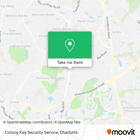 Colony Key Security Service map