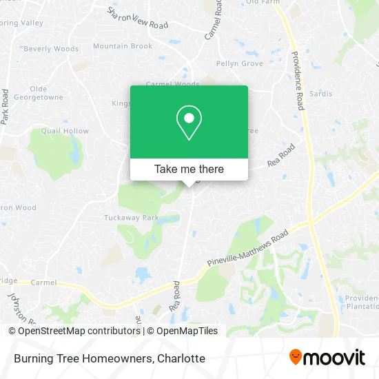 Burning Tree Homeowners map
