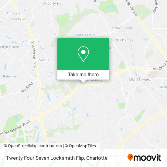 Mapa de Twenty Four Seven Locksmith Flip