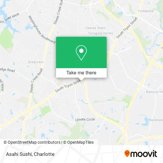 Asahi Sushi map