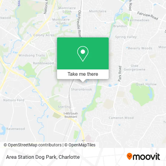 Mapa de Area Station Dog Park