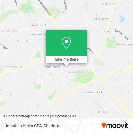 Mapa de Jonathan Hicks CPA