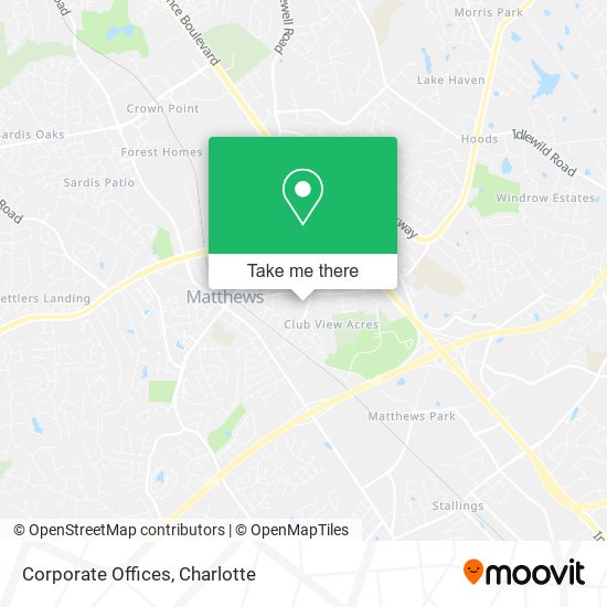 Corporate Offices map