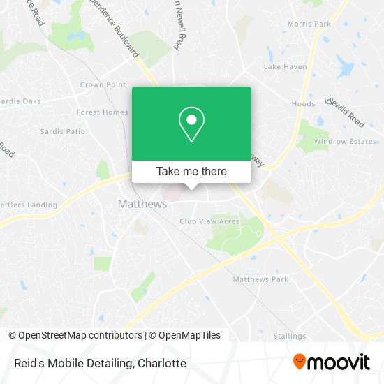 Reid's Mobile Detailing map