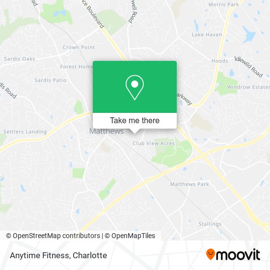 Anytime Fitness map