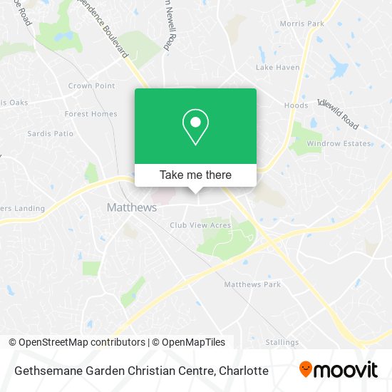 Mapa de Gethsemane Garden Christian Centre