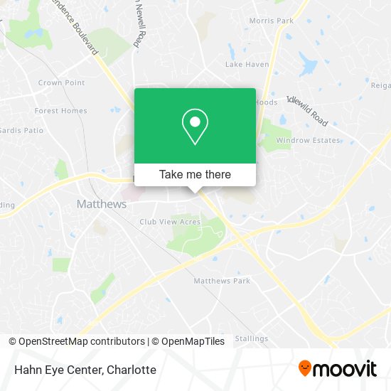 Mapa de Hahn Eye Center