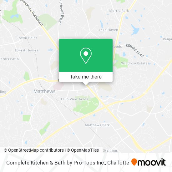 Complete Kitchen & Bath by Pro-Tops Inc. map