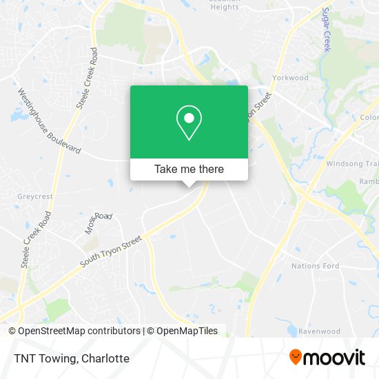 Mapa de TNT Towing