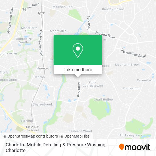 Mapa de Charlotte Mobile Detailing & Pressure Washing