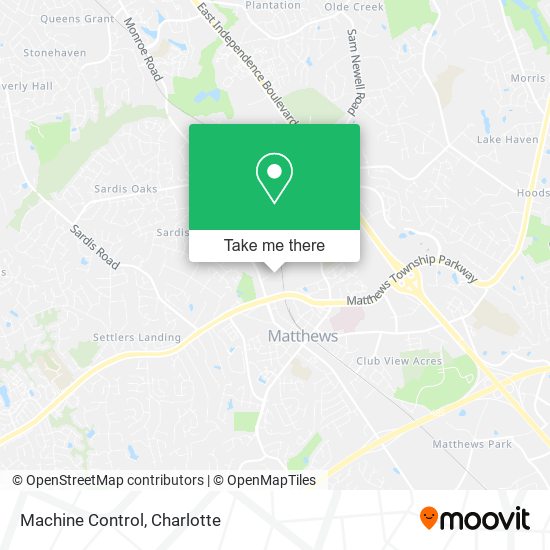 Machine Control map