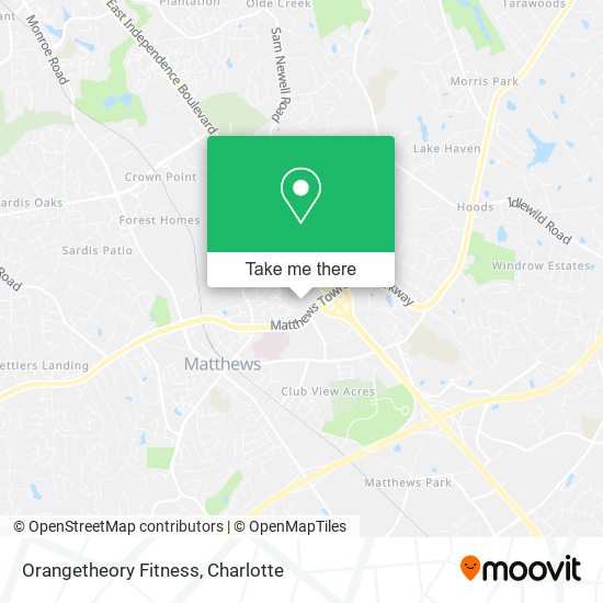 Orangetheory Fitness map