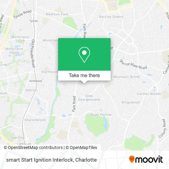 smart Start Ignition Interlock map