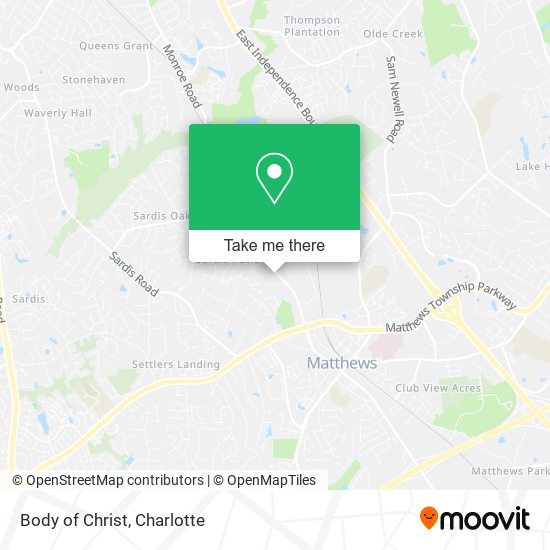 Mapa de Body of Christ