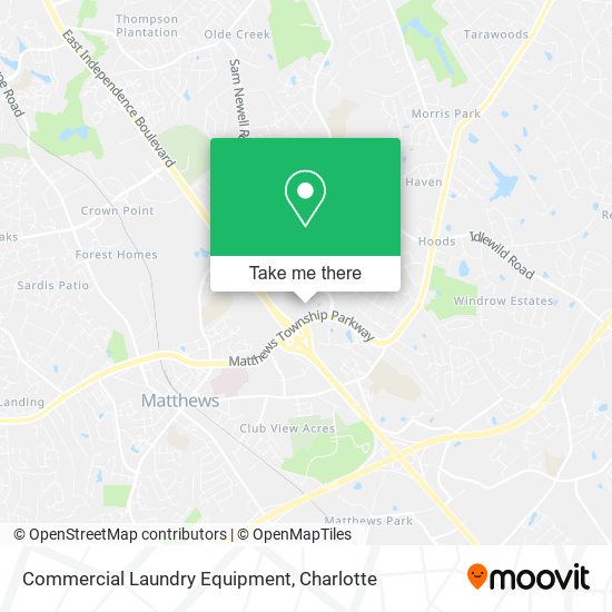 Commercial Laundry Equipment map