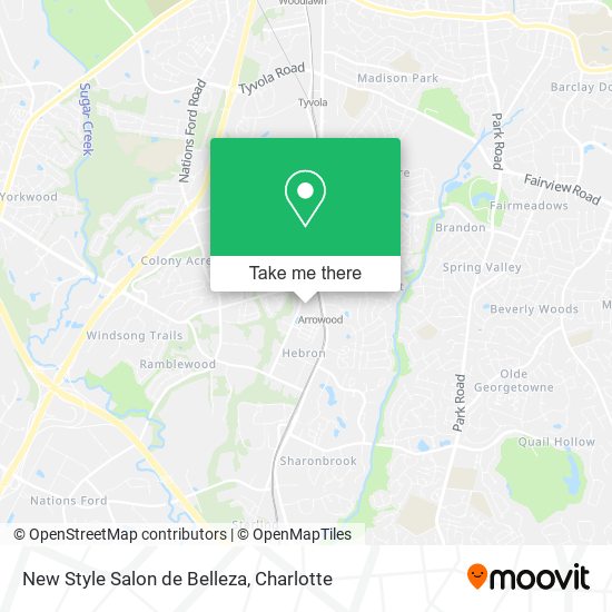 New Style Salon de Belleza map