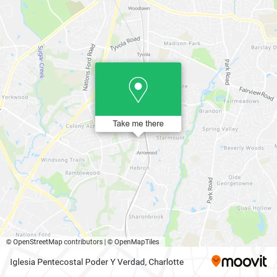 Iglesia Pentecostal Poder Y Verdad map