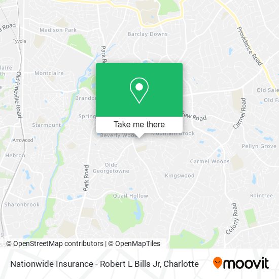 Mapa de Nationwide Insurance - Robert L Bills Jr