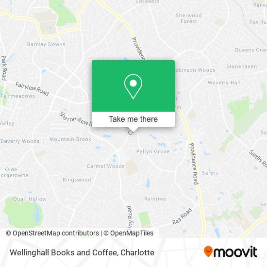 Mapa de Wellinghall Books and Coffee