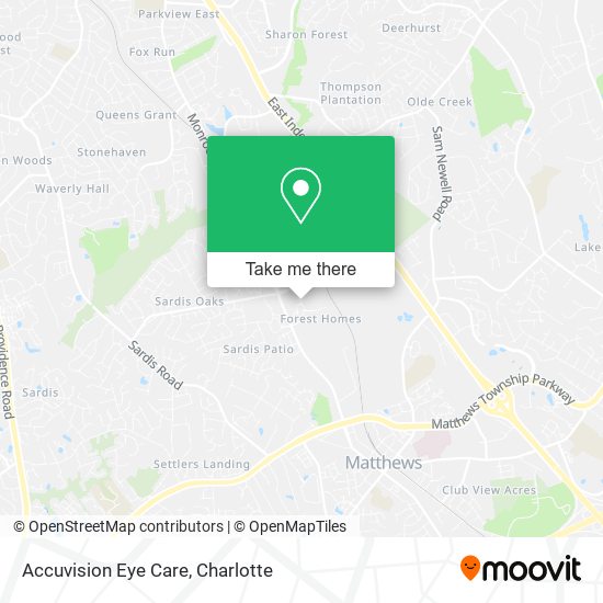 Mapa de Accuvision Eye Care