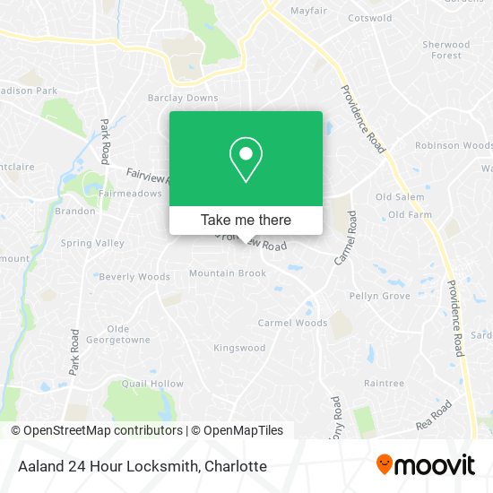Mapa de Aaland 24 Hour Locksmith