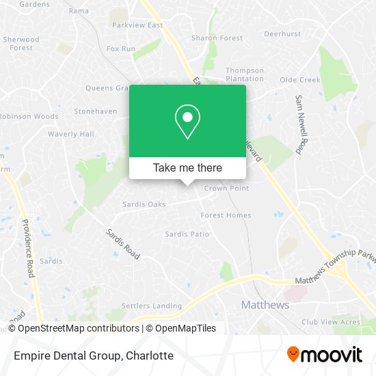 Empire Dental Group map