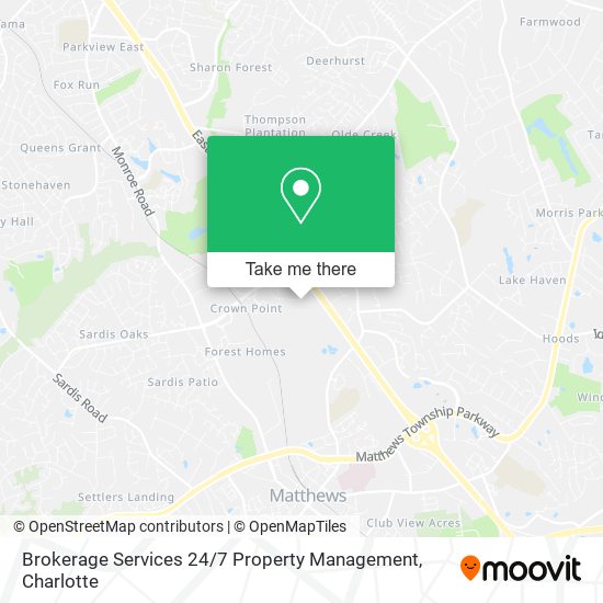 Brokerage Services 24 / 7 Property Management map