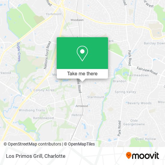 Los Primos Grill map