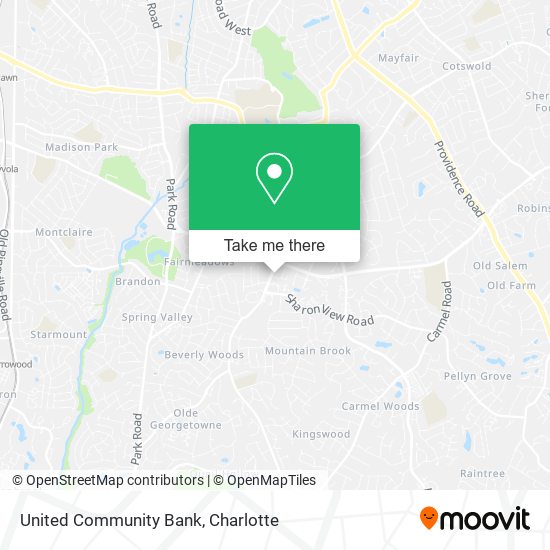 United Community Bank map