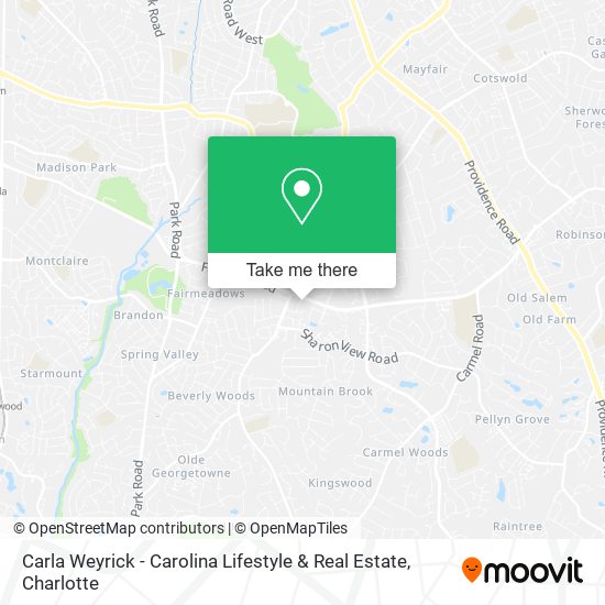 Mapa de Carla Weyrick - Carolina Lifestyle & Real Estate