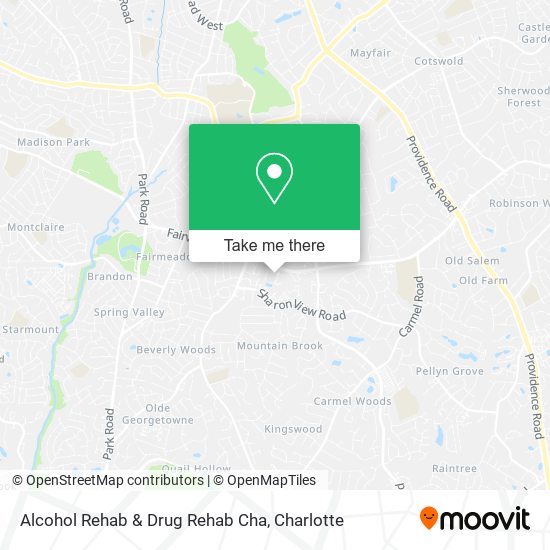 Alcohol Rehab & Drug Rehab Cha map