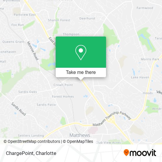 Mapa de ChargePoint