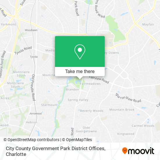 Mapa de City County Government Park District Offices
