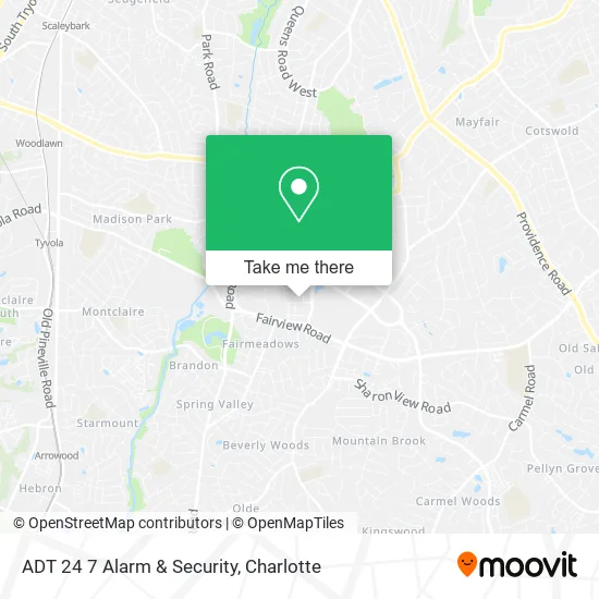 ADT 24 7 Alarm & Security map
