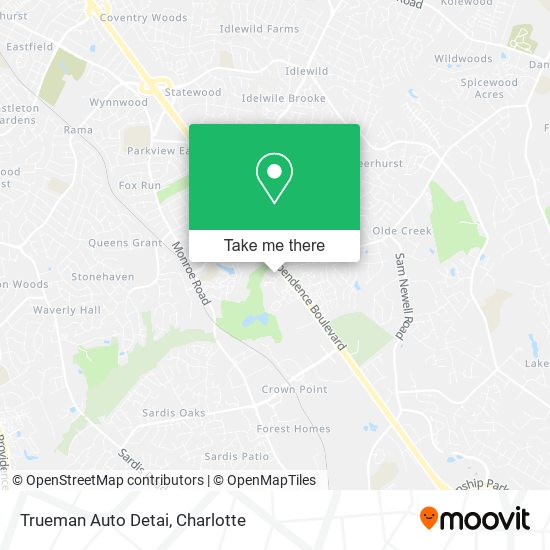 Trueman Auto Detai map