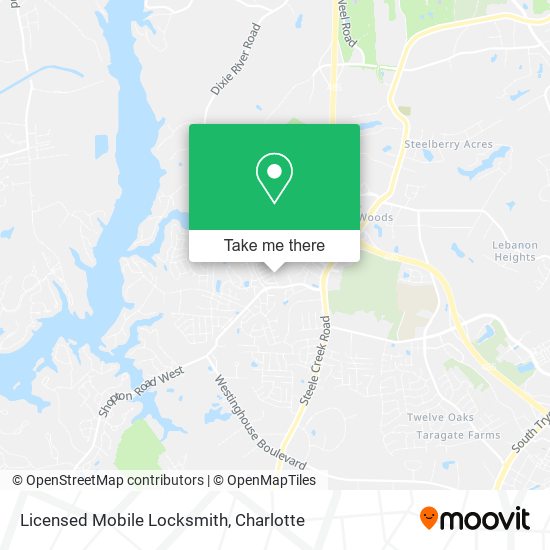 Licensed Mobile Locksmith map