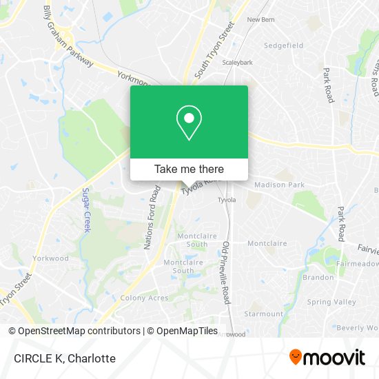 Mapa de CIRCLE K