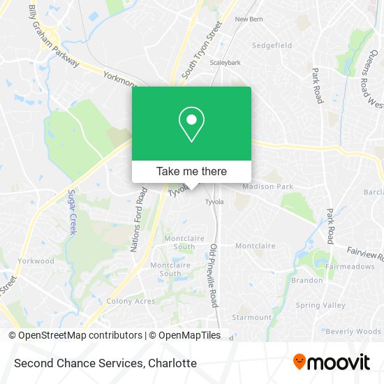 Second Chance Services map