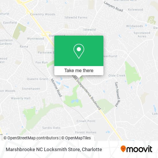 Marshbrooke NC Locksmith Store map
