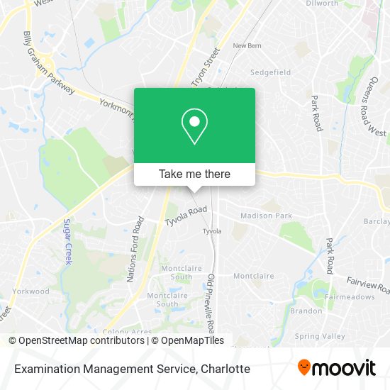 Examination Management Service map