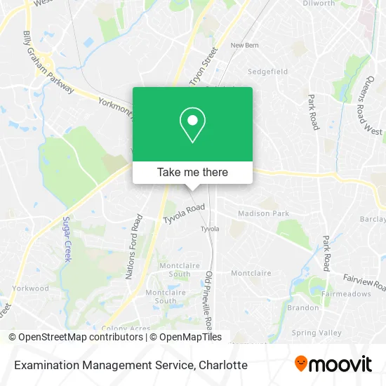 Examination Management Service map
