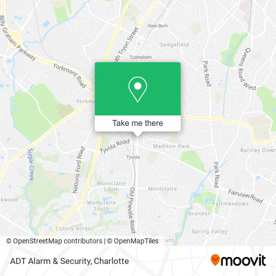 Mapa de ADT Alarm & Security