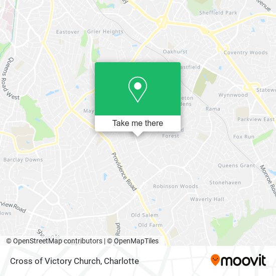 Mapa de Cross of Victory Church